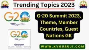 G-20 Summit 2023 India Theme GK Questions Free PDF 1 G-20 Summit 2023 India Theme GK Questions PDF