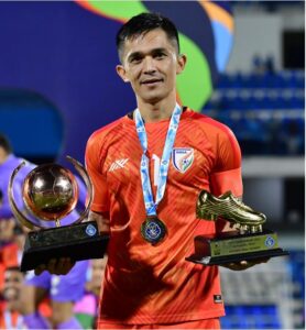 Sunil Chhetri SAFF 2023 Golden Boot Ball