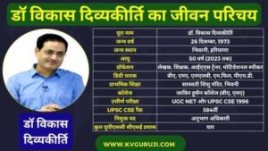 Dr. Vikas Divyakirti Biography in Hindi | Education, Qualification, IAS Rank