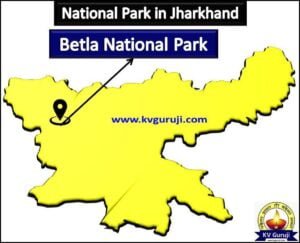 National Park in India Map (Jharkhand)