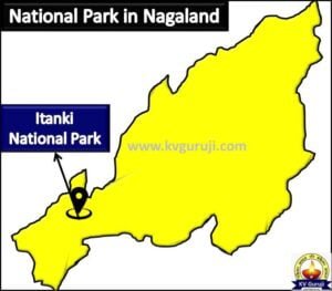 Itanki National Park Map Nagaland