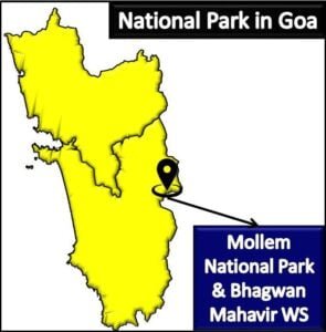 Mollem National Park Map Goa