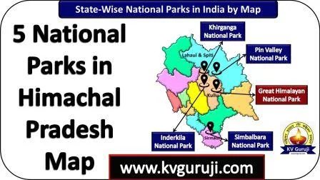 5 Incredible National Parks in Himachal Pradesh Map UPSC