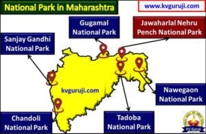 National Park in India Map (Maharashtra)