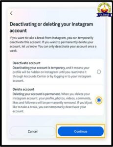 How to delete your Instagram account on your PC or Mac