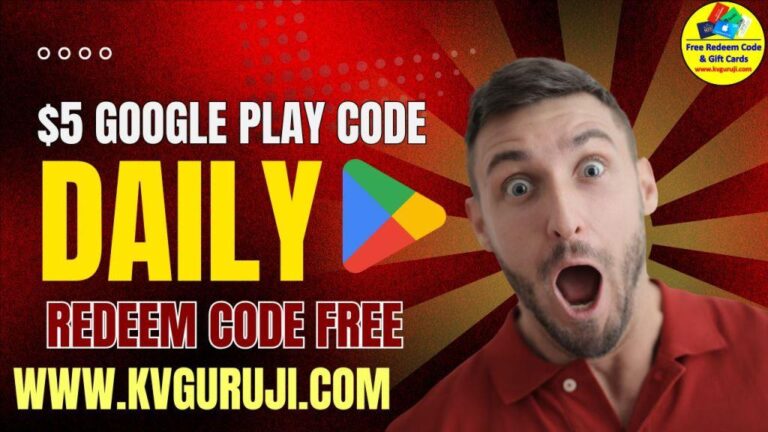 $5 Rupee Google Play Redeem Code: Generate Free