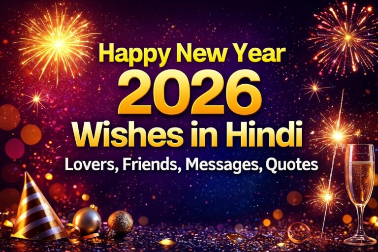 Happy New Year 2026 Wishes in Hindi Lovers, Friends, Messages, Quotes