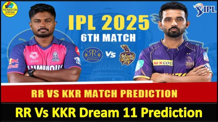 Match 6 RR Vs KKR Dream11 prediction IPL 2025 Today: Fantasy Team