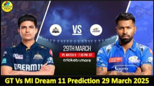Match 9 GT Vs MI Dream11 prediction IPL 2025 Today: Fantasy Tips