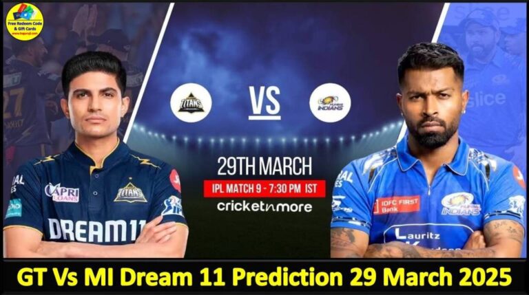 Match 9 GT Vs MI Dream11 prediction IPL 2025 Today: Fantasy Tips
