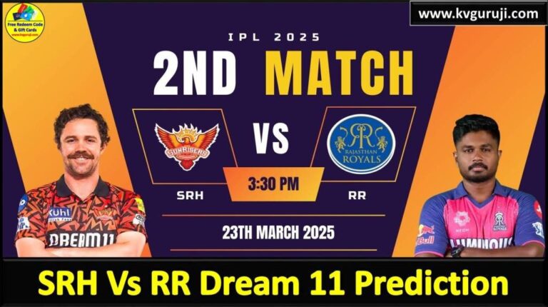 Match 2 SRH vs RR Dream11 prediction IPL 2025: Full Squads