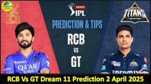 Match 14 RCB Vs GT Dream11 prediction IPL 2025 Today: Playing 11