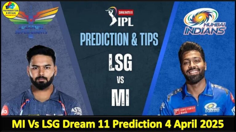MI Vs LSG Match 16 Today Dream11 prediction IPL 2025: Playing 11 Pitch Report