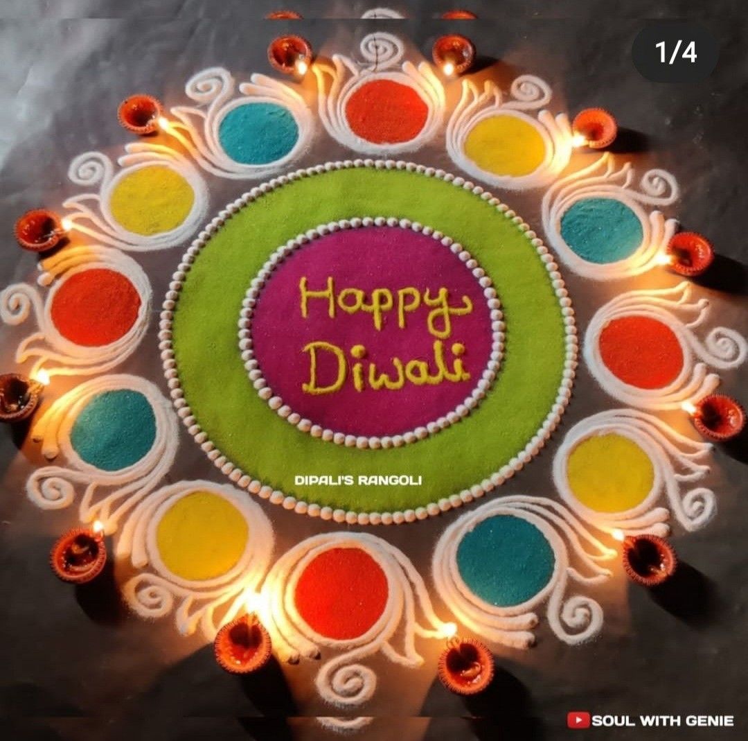 Deepawali Rangoli Design 2025 – Best Diwali Rangoli Ideas for Home Decoration 11 Deepawali Rangoli Design 2025