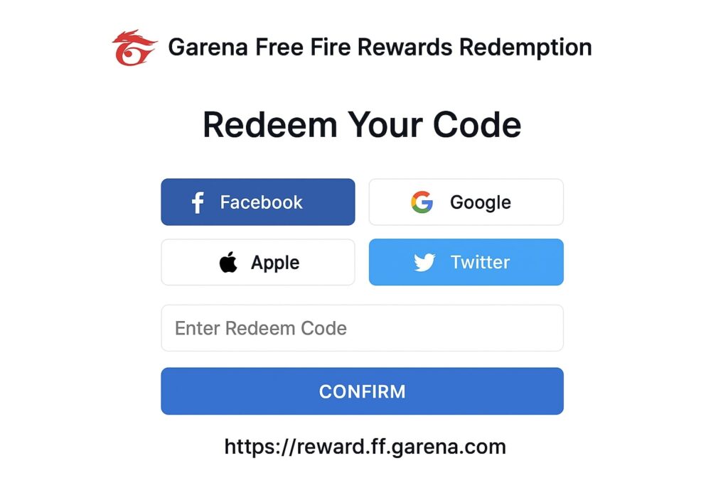 Reward Redeem Site Free Fire: Get Latest Free Rewards, Skins & Diamonds (Updated Today) 7 Free Fire Official Reward Redeem Site Login Preview