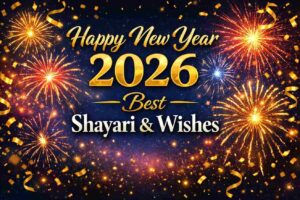 New Year Shayari | Happy New Year 2026 Shayari |New Year Wishes in Hindi PDF