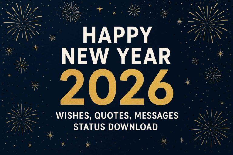 Happy New Year 2026: Wishes, Quotes, Messages, Status Download