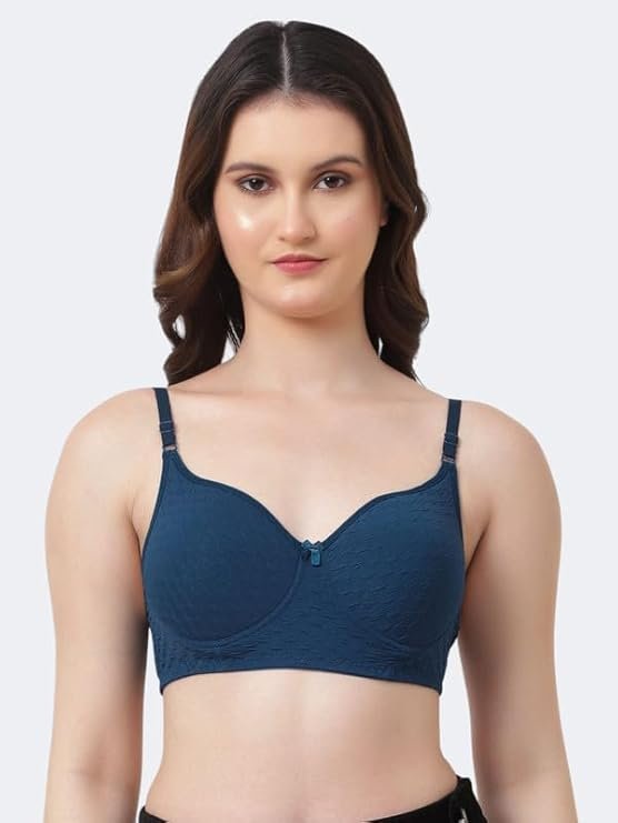 Cotton Everday T-Shirt Lightly Padded Bra Pack of 3 - Image 2