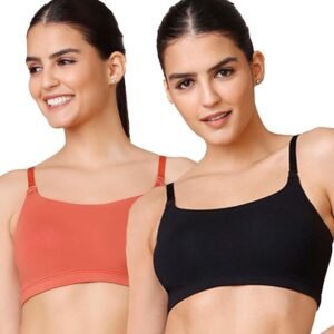 NYKD Easy Breezy Slip-On Bra (Pack of 2)