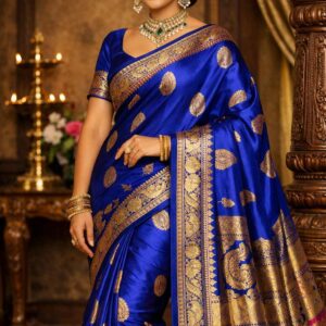 Royal Blue Premium Silk Saree