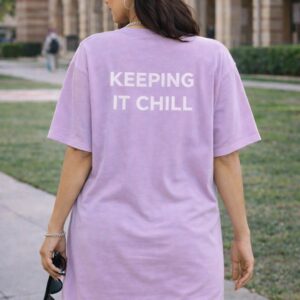 Lilac Oversized T-Shirt Dress for Women | Indian Gen Z Girls