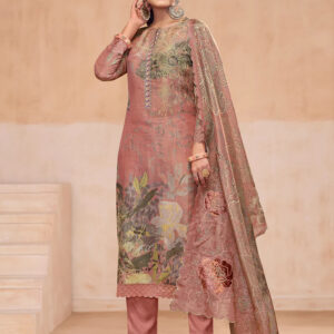 Zara Kurta Set with Dupatta - Peach