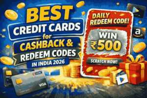 Best Credit Cards for Cashback and Redeem Codes in India 2026