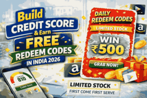 Build Your Credit Score and Earn Free Redeem Codes in India 2026