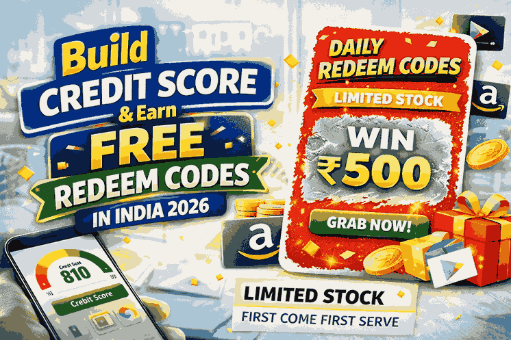 Build Your Credit Score and Earn Free Redeem Codes in India 2026