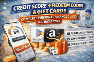 Credit Score + Redeem Codes & Gift Cards: Complete Personal Finance Guide for India 2026 1 Credit Score + Redeem Codes & Gift Cards Complete Personal Finance Guide for India 2026