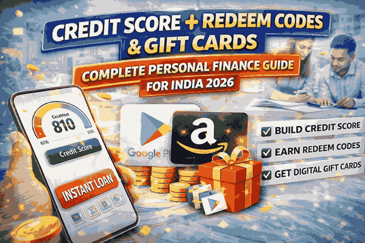Credit Score + Redeem Codes & Gift Cards Complete Personal Finance Guide for India 2026