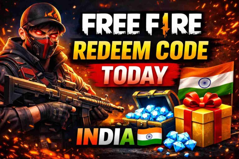Free Fire Redeem Code Today New India – Latest Working FF Codes, Rewards & Daily Updates