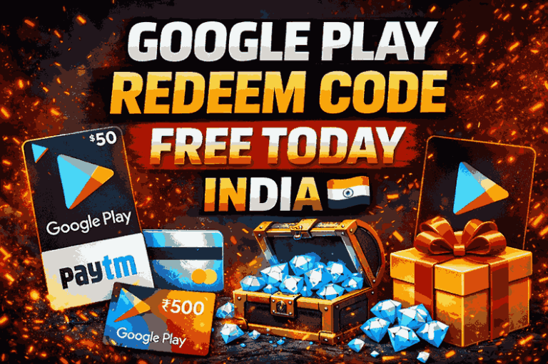 Google Play Redeem Code Free Today India – Fresh Code 2026
