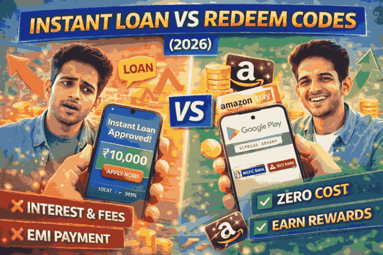 Instant Loan vs Redeem Codes in India (2026): Which Really Saves You More Money?
