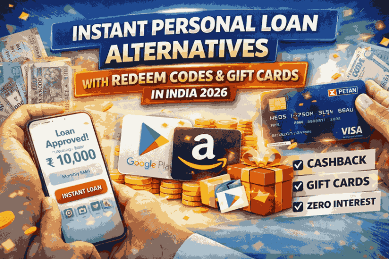 Instant Personal Loan Alternatives with Redeem Codes & Gift Cards in India 2026