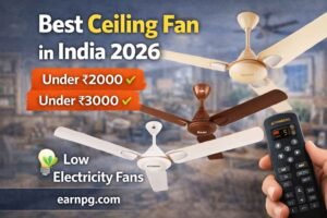 Best Ceiling Fan in India 2026 – Top Low Electricity Fans (Under ₹2000 & ₹3000)