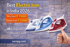 Best Electric Iron in India 2026 – Top Dry & Steam Irons (Under ₹1000 & ₹2000 Guide)