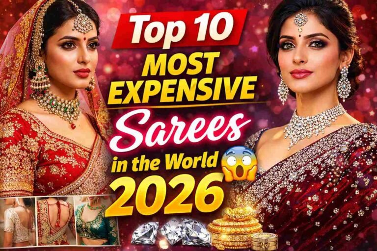 Top 10 Most Expensive Sarees in the World