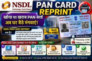 NSDL PAN Card Reprint Kaise Kare 2026 | पैन कार्ड रिप्रिन्ट कैसे करें